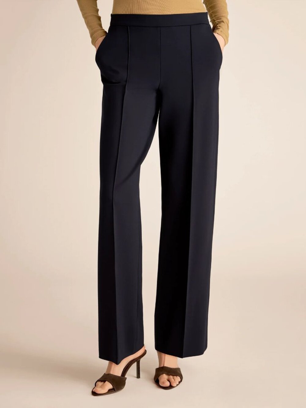 The Jordan Straight Leg Trouser - Dark Navy